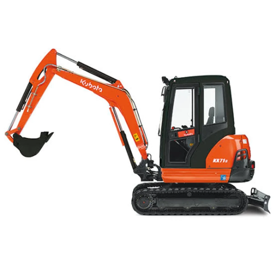 Mini-pelle Kubota KX71-3 — voir le catalogue location